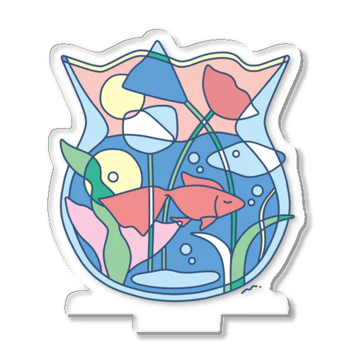 ぷかぷか金魚 Acrylic Stand