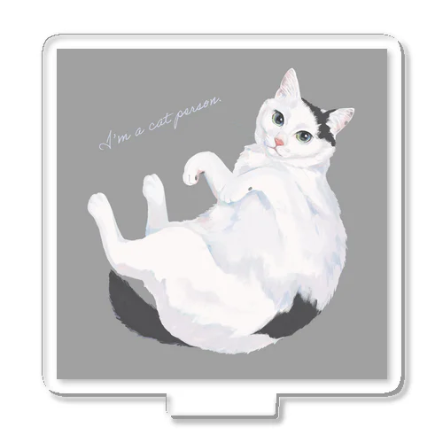 白黒ブチ猫 Acrylic Stand