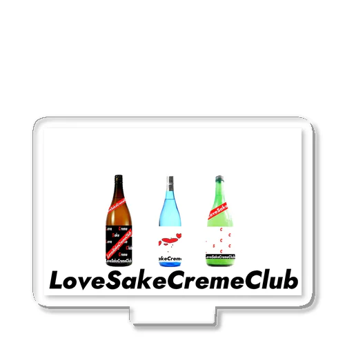 LoveSakeCremeClub Acrylic Stand