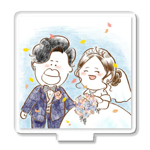 happy wedding Acrylic Stand