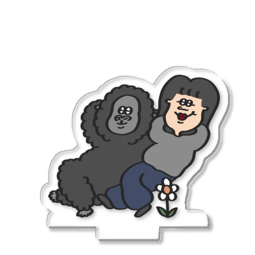 with Gorilla アクリルスタンド Acrylic Stand