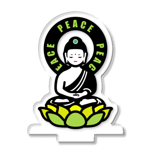 PEACE BUDDHA Acrylic Stand