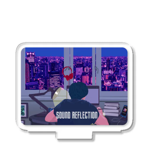 Sound Reflection | COZY RADIO Acrylic Stand