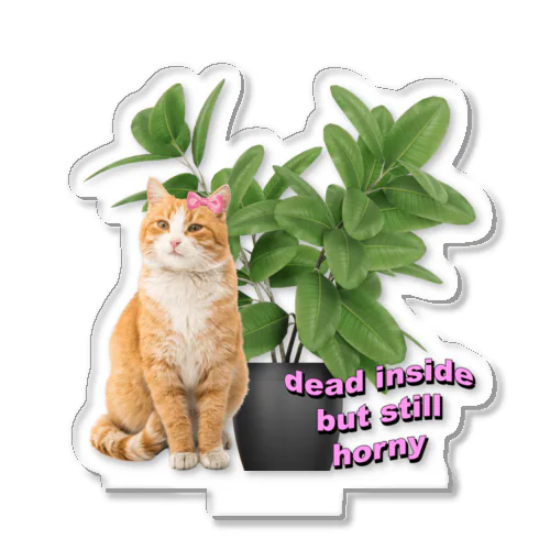 植物とねこ_02 Acrylic Stand