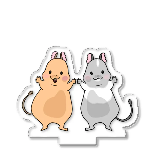 はりつきデグー Acrylic Stand