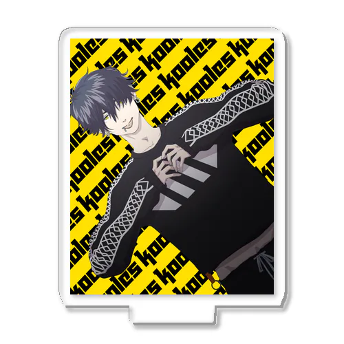 KOOLEs Yellow BORDER Acrylic Stand