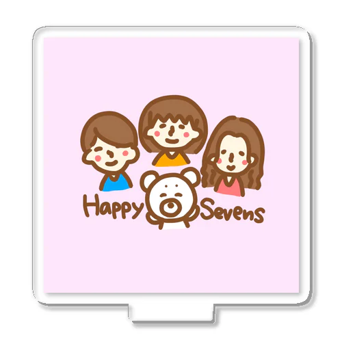 Happy Sevens×はちみつくまこ アクリルスタンド