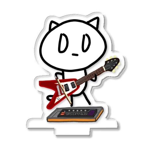 ねむねこフライングV ボード有 Acrylic Stand