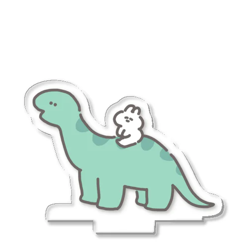 恐竜とうさちゃん Acrylic Stand