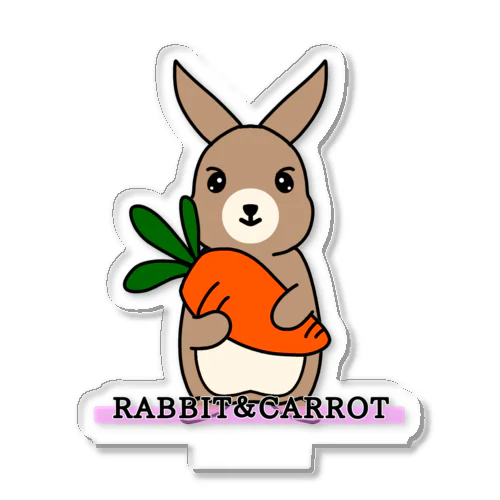 RABBIT＆CAROTTE(STAND UP)アクスタ Acrylic Stand