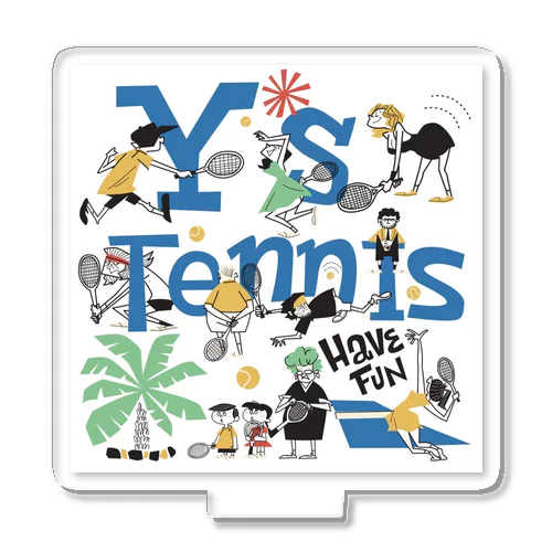 Y's Tennisシャッター柄 アクリルスタンド