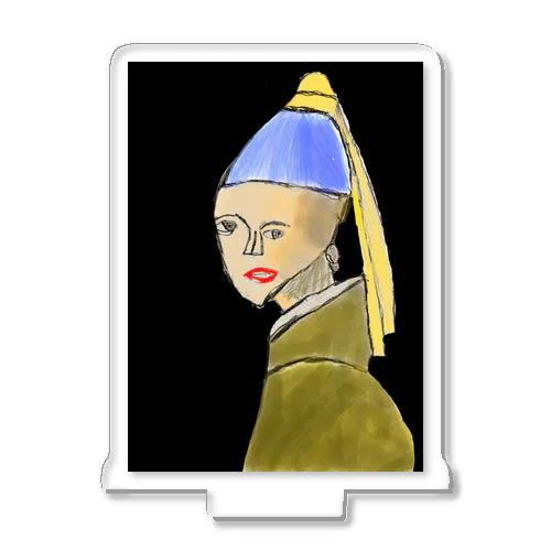 Girl with a pearl earring　フェルメールの真珠の耳飾りの少女 アクリルスタンド