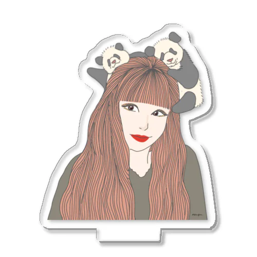 panda × redgirl  Acrylic Stand