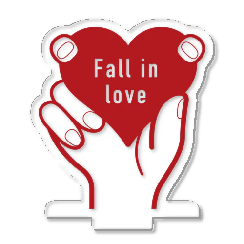 Fall in love Acrylic Stand