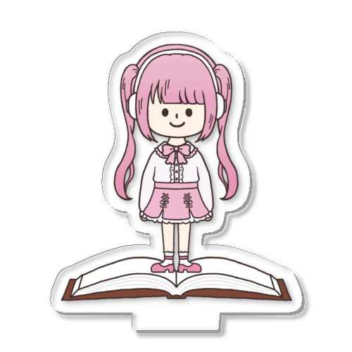 No.069 ふちゃん【黒ロゴ】 Acrylic Stand