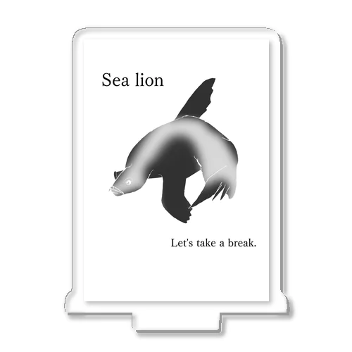 ビビリペンギンのSea lion Acrylic Stand