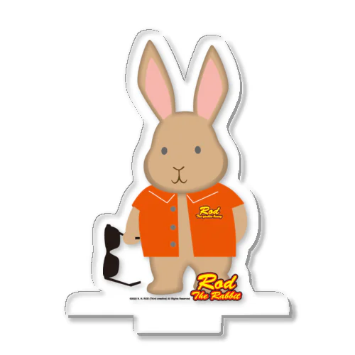 Rod the rabbit【直立サングラスなし】 Acrylic Stand