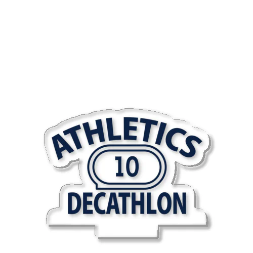 十種競技・デカスロン・DECATHLON・じっしゅきょうぎ・二日間・10種・男子・女子・かっこいい・かわいい・選手・陸上部員・トレーニング・混成競技・確実・有望・応援・タイム・得点・入賞・実力 Acrylic Stand