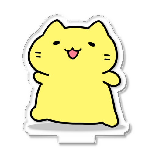 みっちりねこ　単体（きいろ） Acrylic Stand