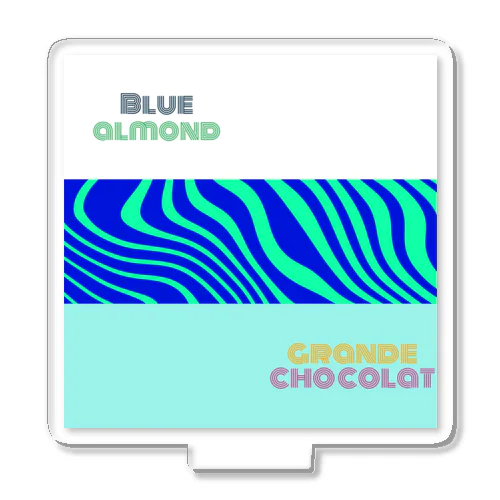 Blue almond & grande chocolat ver.1 Acrylic Stand