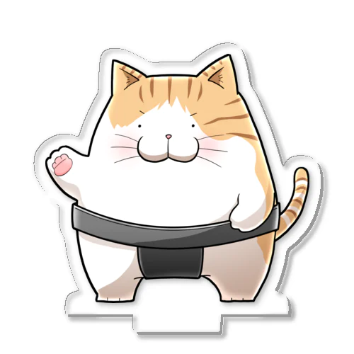 保護猫応援グッズ　ちーむ　どすこい Acrylic Stand