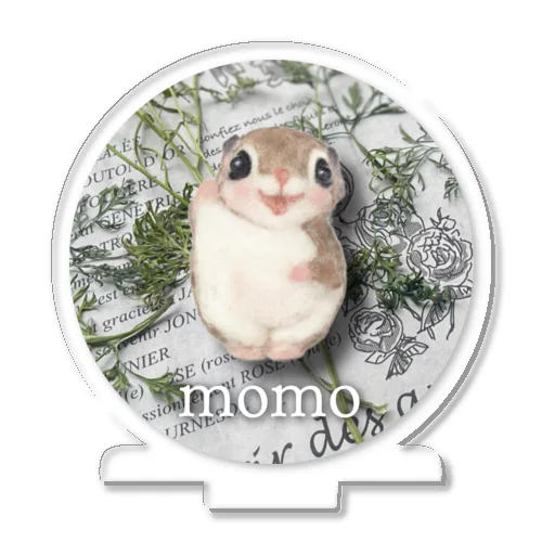 癒しの妖精 momoちゃん　グラス アクリルスタンド