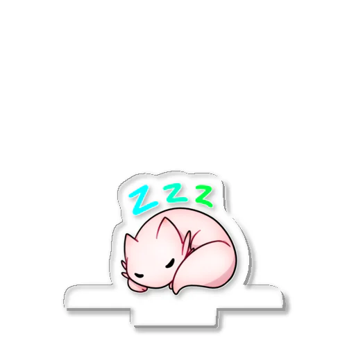 Sleepy Nekolotl Acrylic Stand