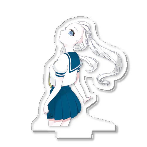 セーラー服　 milk Acrylic Stand