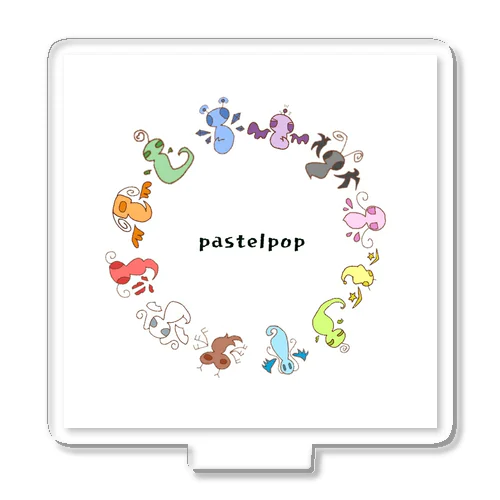 pastel popのなかまたち Acrylic Stand