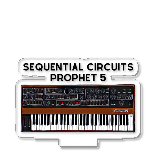 Sequential Circuits Prophet 5 Vintage Synthesizer Acrylic Stand