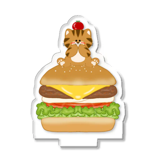 にゃんバーガー Acrylic Stand