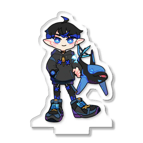 BLUE ECHOES OdinX Acrylic Stand