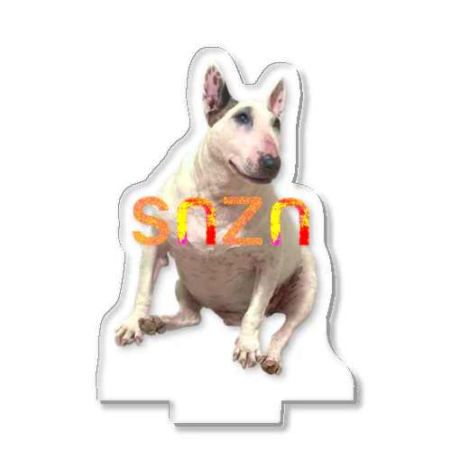 snzn_BullTerrier Acrylic Stand