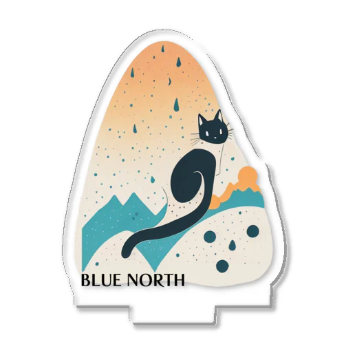 【BLUE NORTH】キャットシルエットデザイン Acrylic Stand