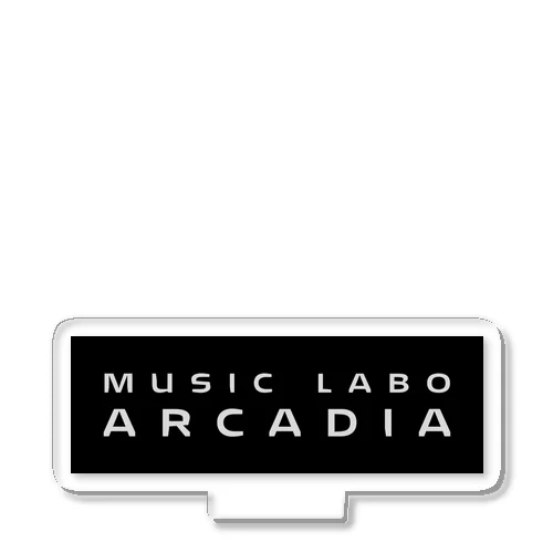 MUSIC LABO ARCADIA ロゴ入りグッズ アクリルスタンド