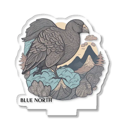 【BLUE NORTH】岩山の鳥 アクリルスタンド