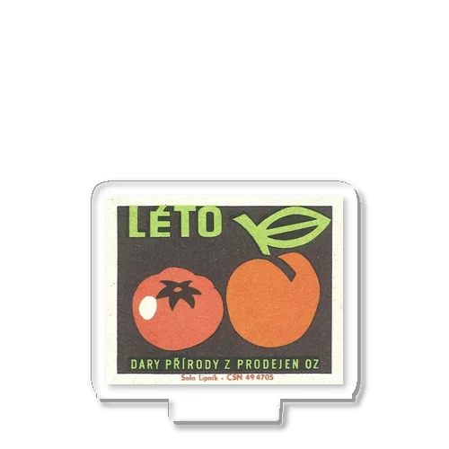 チェコ　マッチ箱　夏野菜 LETO Acrylic Stand