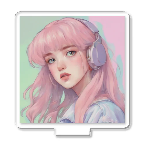 Headphones Girl アクリルスタンド