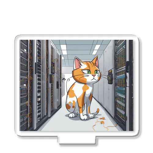 データセンターの猫 Acrylic Stand
