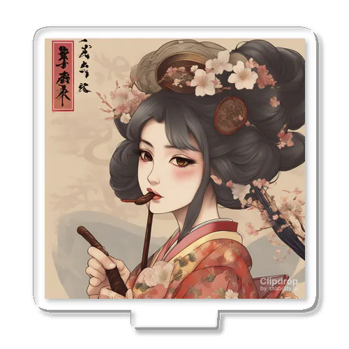 Japanese Kimono Girl, Geisha Acrylic Stand