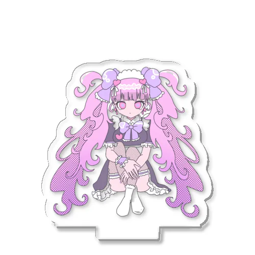 ぴんくぱーぷるめいど Acrylic Stand