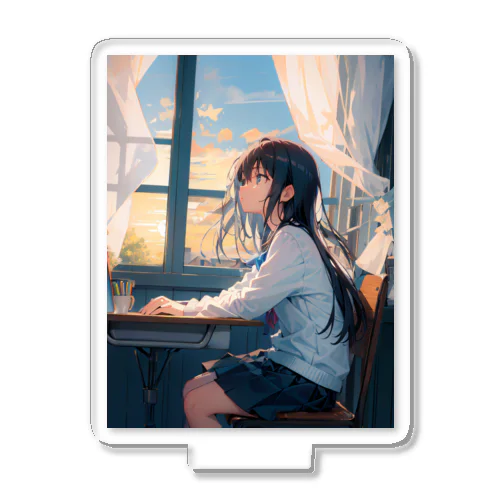 Beyond the Window Journey　〜移りかわる窓外の旅〜　　No.4 「そよ風の吹く4時間目」 Acrylic Stand