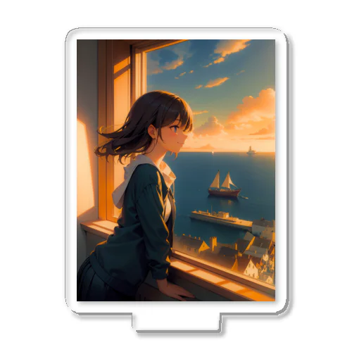 Beyond the Window Journey　〜移りかわる窓外の旅〜　　No.1 「海が聴こえる」 Acrylic Stand