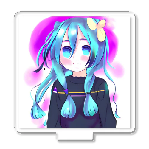 可愛いボーカロイド風の女の子 Acrylic Stand