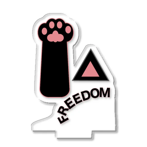 黒猫FREEDOM Acrylic Stand