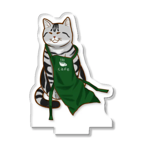 カフェ店員猫 Acrylic Stand