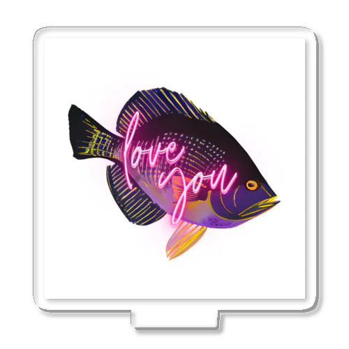 Love fish Acrylic Stand