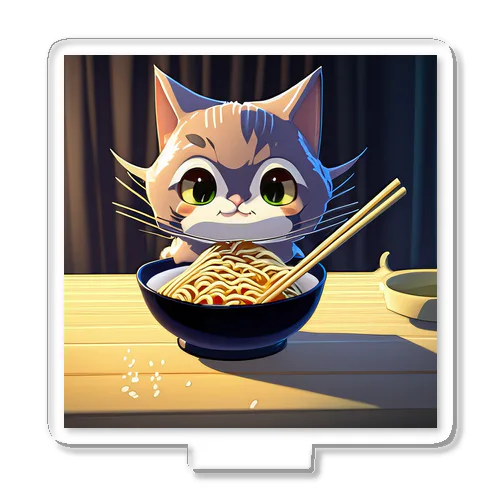 子猫もラーメン好き❤️ アクリルスタンド