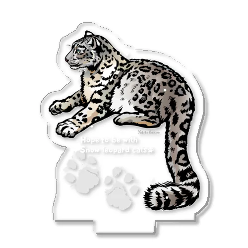 アクスタ＊ユキヒョウ１　 Snow leopard   アクリルスタンド