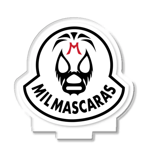 MIL MASCARAS-ミル・マスカラス ワッペン型ロゴ Acrylic Stand